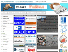 Tablet Screenshot of malaganoticias.com